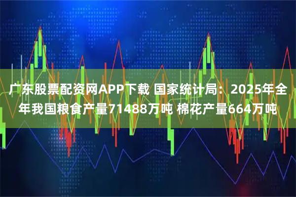 广东股票配资网APP下载 国家统计局：2025年全年我国粮食产量71488万吨 棉花产量664万吨